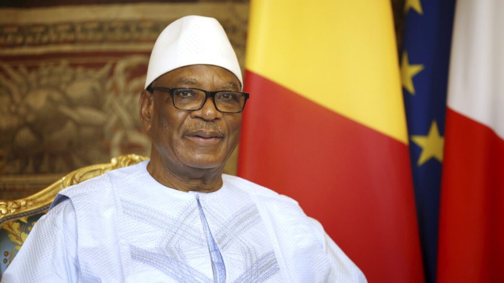 Elysee : Entretien avec le President du Mali Credit Photo SIPA