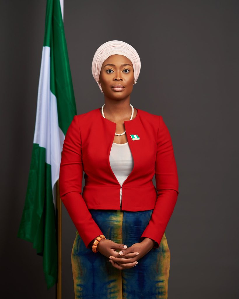 Khadija Okunnu-Lamidi drapeau nigeria