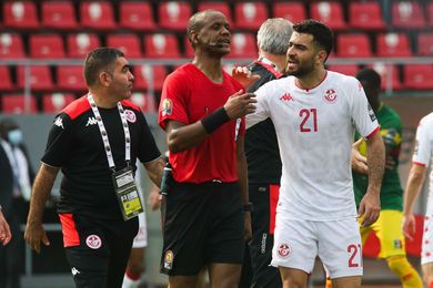 janny sikazwe match Tunisie Mali
