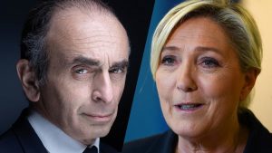 Eric Zemmour et Marine Le Pen, deux sérieux adversaires du président Macron