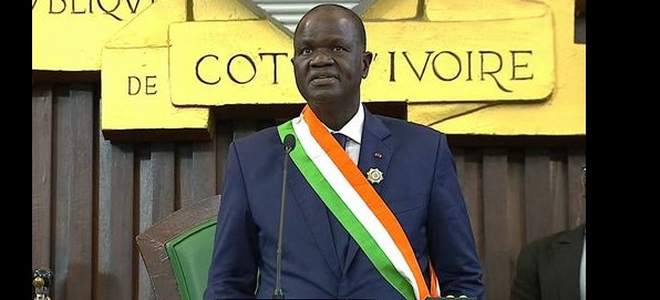 Amadou Soumahoro à une session de l'Assemblée nationale