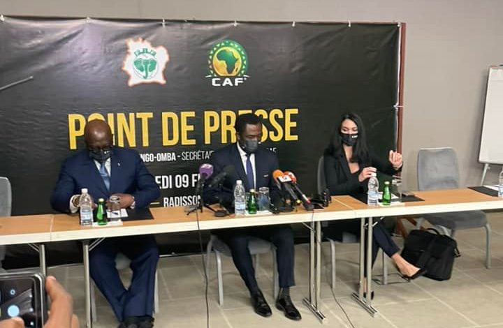 Le point de presse du secrétaire général de CAF à Abidjan