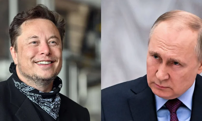 Elon Musk défie Vladimir Poutine