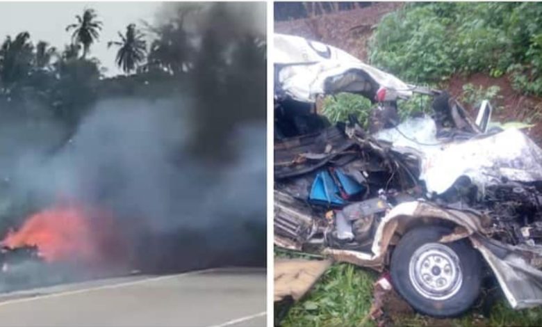 Accident Ghana 14 personnes brulées vives