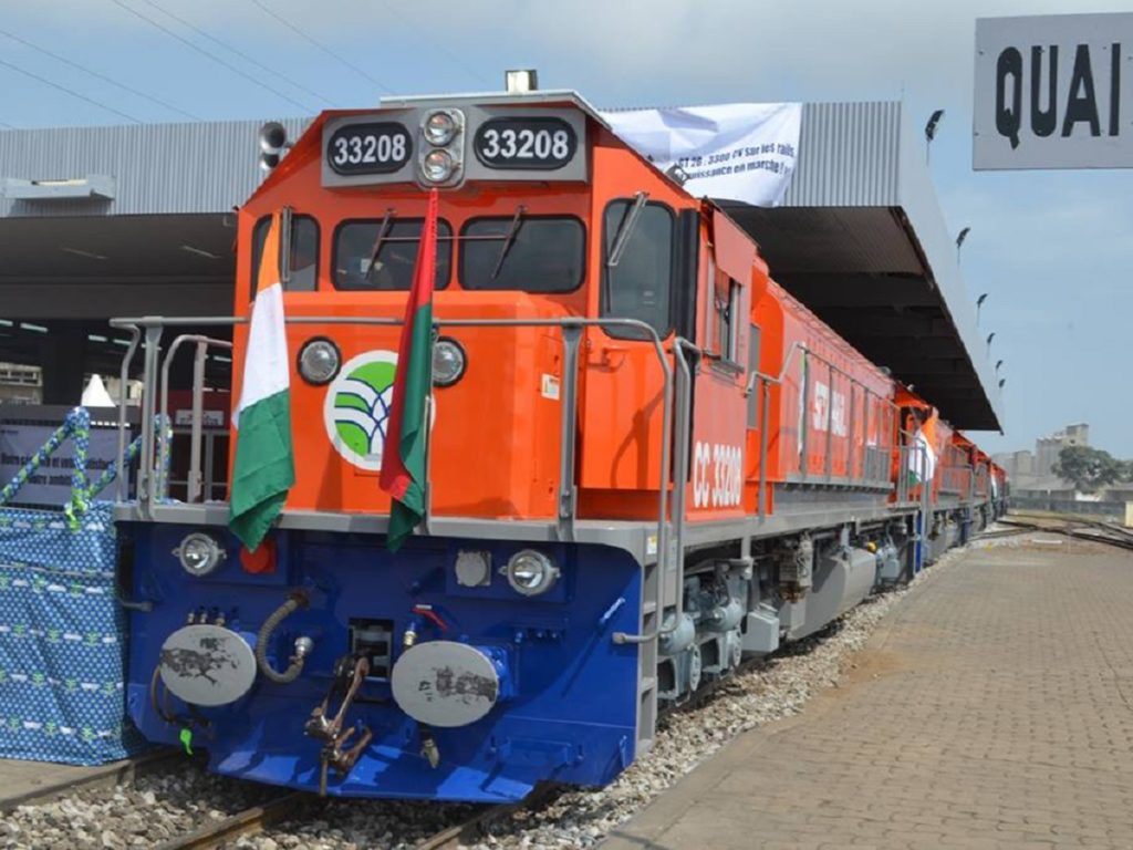 Train ivoirien de la compagnie Sita-rail