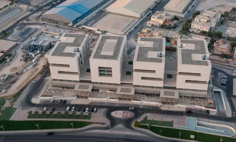 Les 4 immeubles en forme de chiffre 2022 construit au Qatar pour la Coupe du Monde