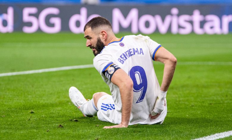 Karim Benzema blessé