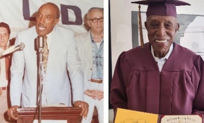 Le vieillard américain de 101 ans qui a obtenu enfin un diplôme