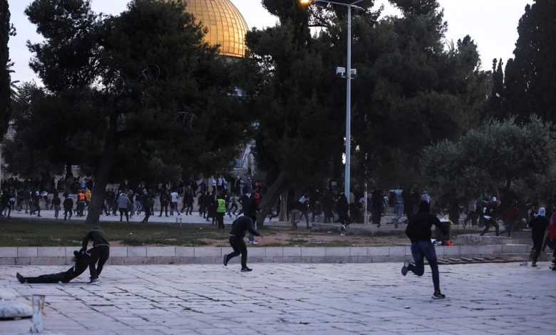 Affrontements entre policiers israéliens et palestiniens à l'Esplanade des Mosquées