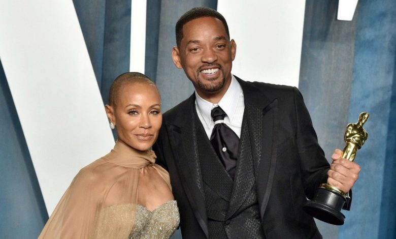 Will Smith et son épouse Jada Pinkett aux Oscars