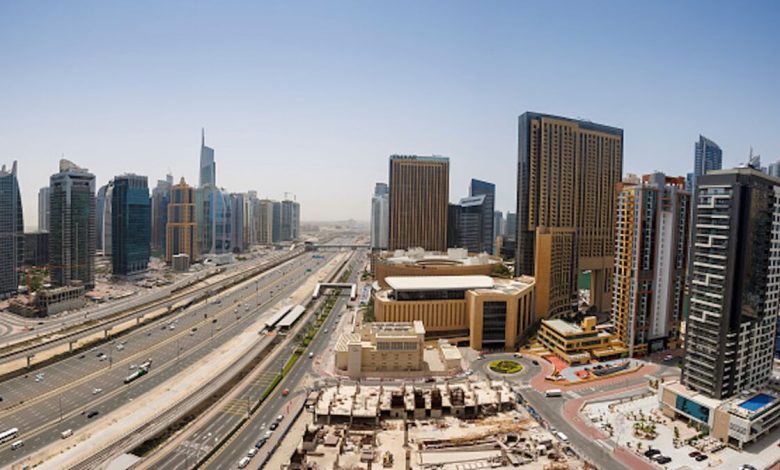 Le centre des affaires à Dubaï