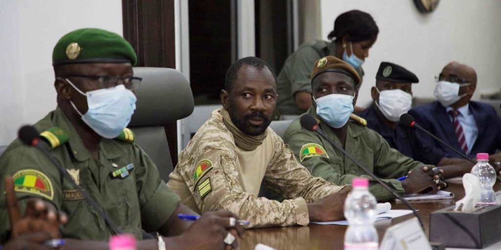 Le Chef de la junte au Mali, le Colonel Assimi Goïta