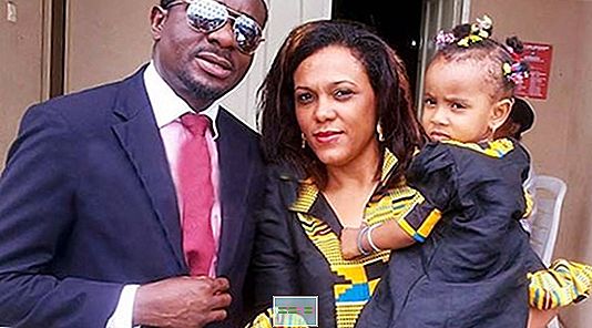 Emeka Ike, un acteur nigérian, son ex-femme Suzanne Emma et leurs enfants 
