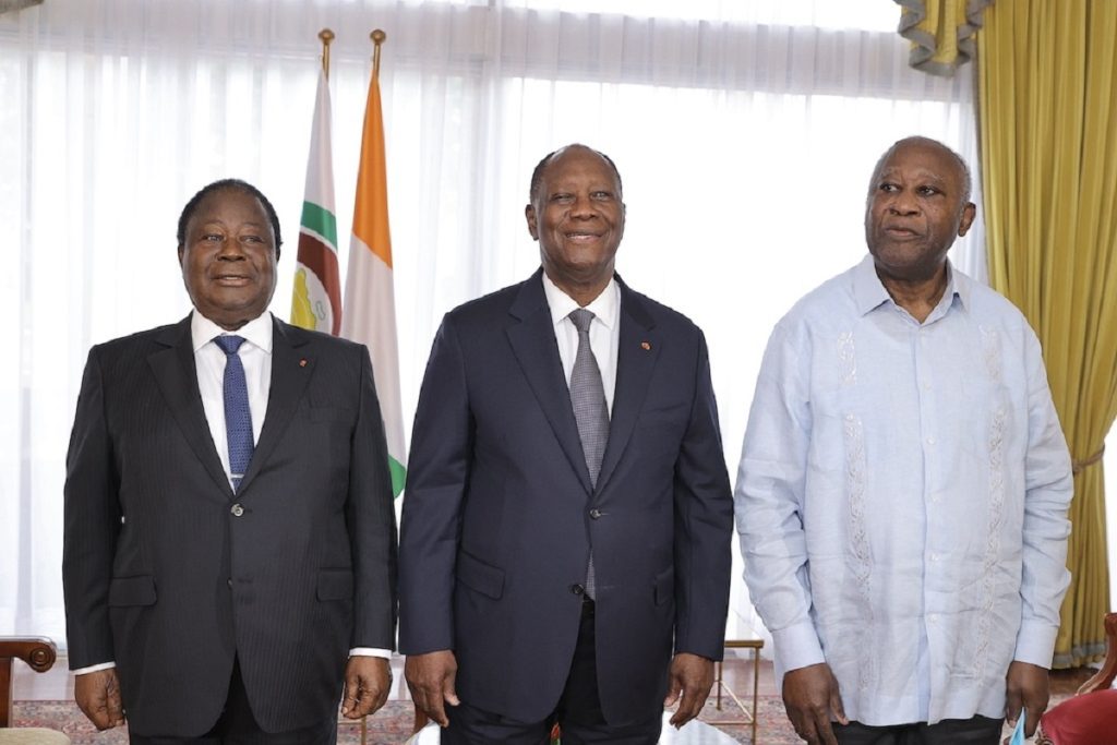 Rencontre de retrouvailles entre Ado-Bédié et Gbagbo au Palais