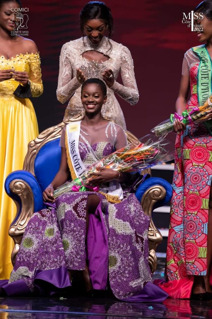 Le couronnement de Miss Côte d’Ivoire 2022