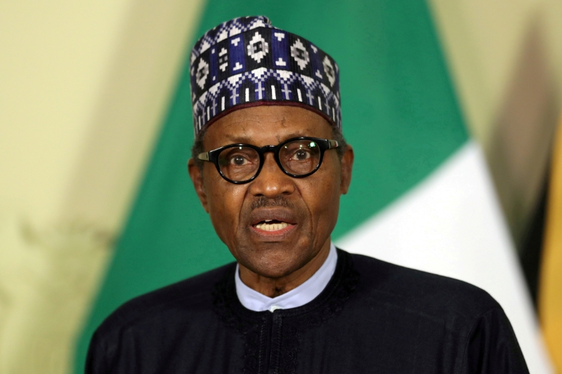Le président du Nigéria Muhammadu Buhari 