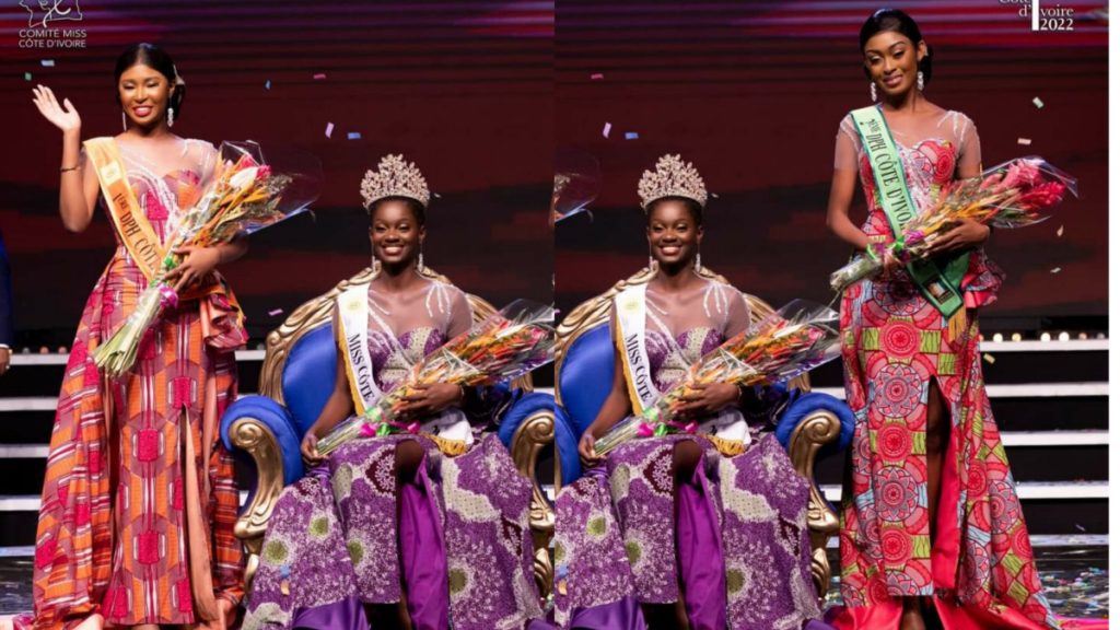Kouassi Marlène-Kany, candidate N°2 du concours Miss Côte d'Ivoire 2022 est élue nouvelle reine de beauté.