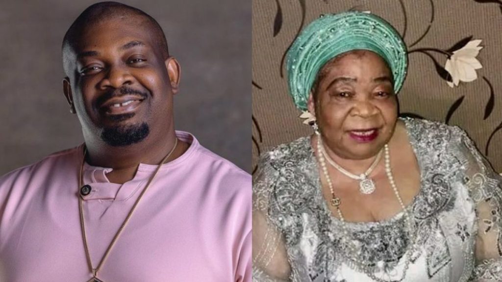 Dans la nuit du vendredi 22 juillet dernier, le star de la musique nigériane, Don Jazzy a annoncé le décès de sa mère suite à un cancer.