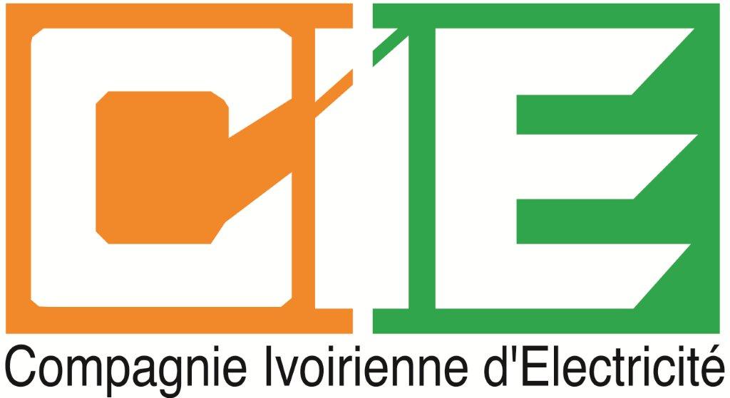 Le Logo de la Compagnie Ivoirienne d'Électricité en abrégé CIE