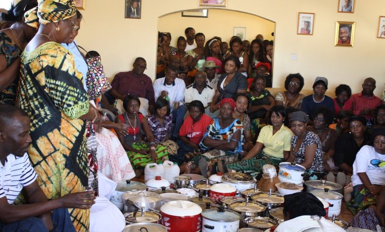 mariage en afrique dot repas en famille fiançailles
