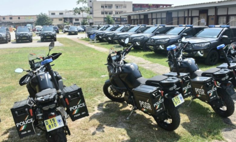 Police spéciale de la sécurité routière en abrégé PSSR, image d'illustration Côte d'Ivoire