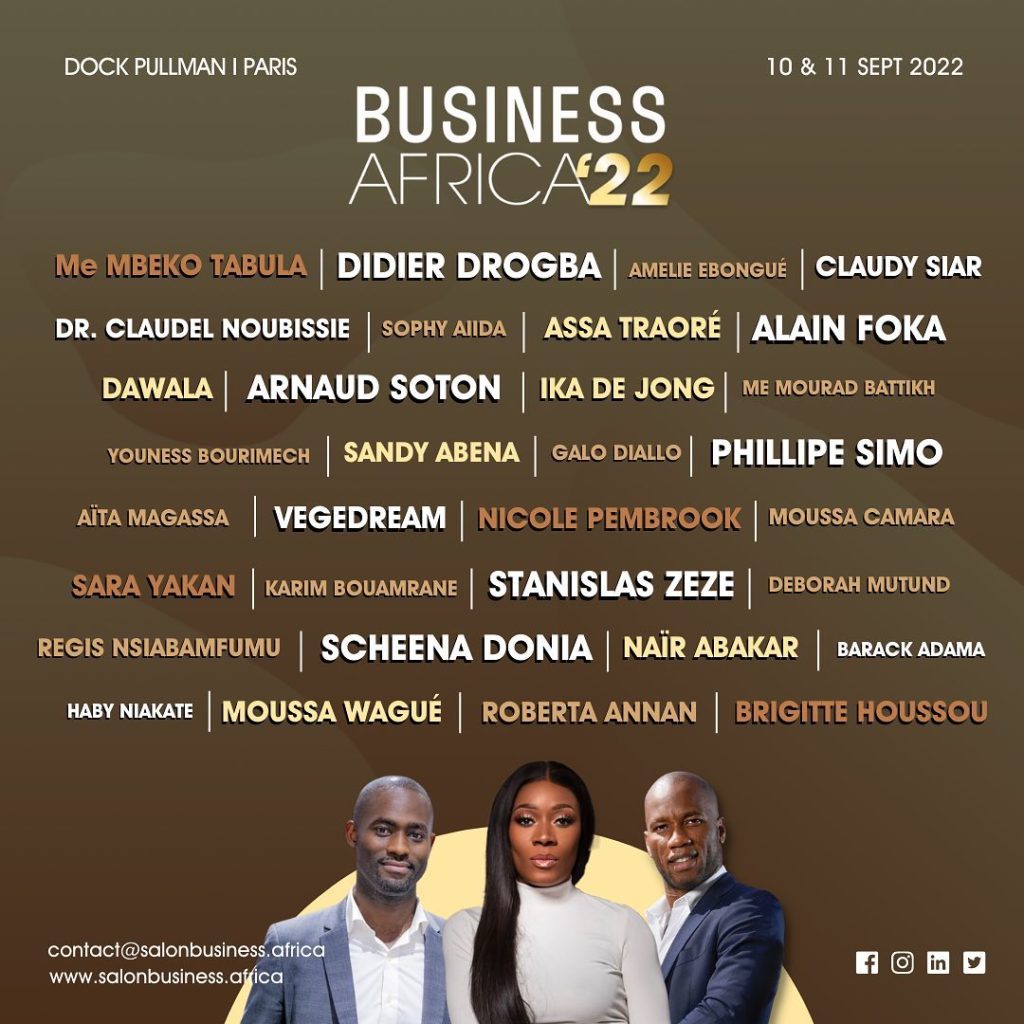 L'affiche du salon Business Africa 2022