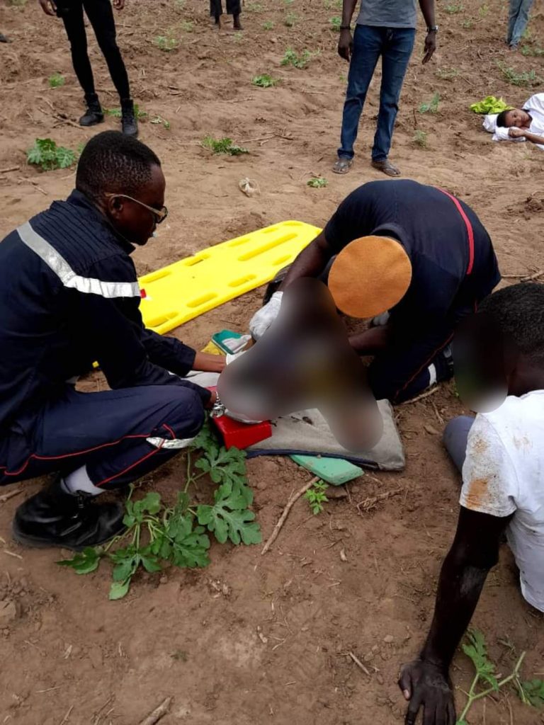 Un accident sur l’axe Bonoua-Aboisso a fait 14 victimes. Les pompiers civils se sont rendu sur les lieux afin de les secourir.