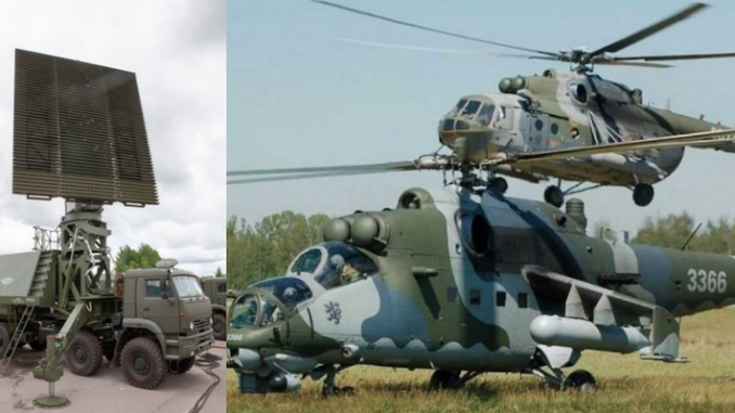 Hélicoptères et radars russes 