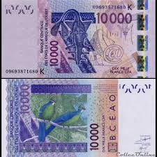Image billet de banque de 10.000 francs CFA