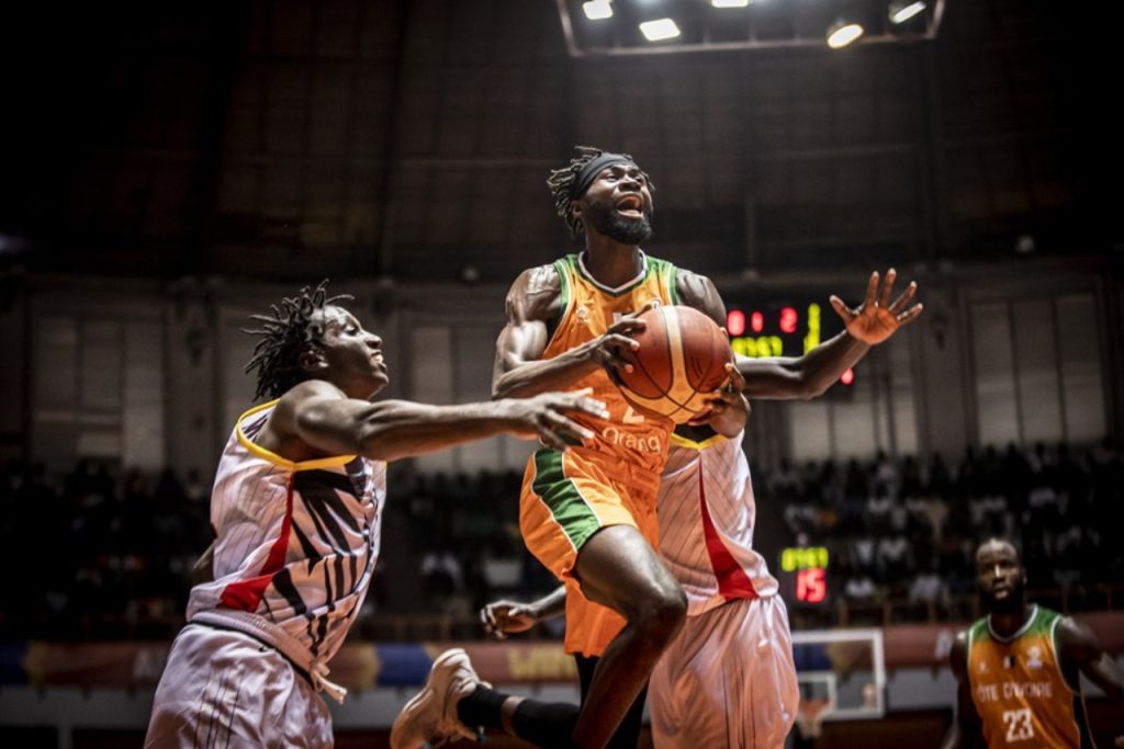 Quelques photos d'illustration du match ayant opposé la Côte d'Ivoire à l'Ouganda coupe du monde Basket-ball 2023