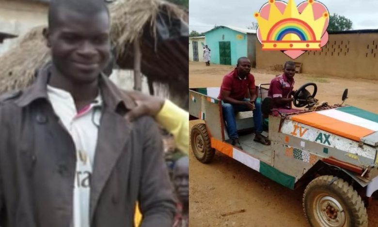 Un nouveau talent vient d’être découvert au sud de la Côte d'Ivoire. Il met en place une radio et invente une voiture montée à la main.