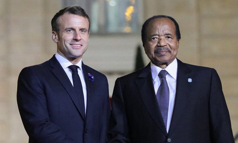 Emmanuel Macron et Paul Biya