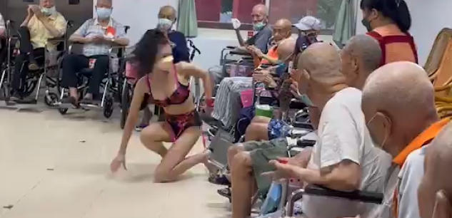 Un show de strip-tease dans une maison de retraite passe mal en Taïwan