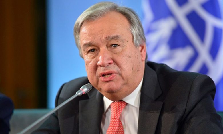 Antonio Guterres, Secrétaire Général de l'ONU