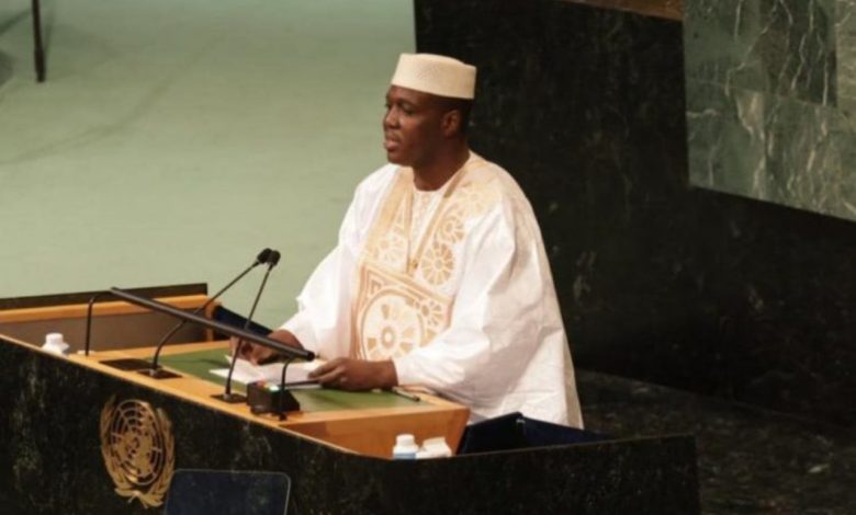 Abdoulaye Maïga à la 77 ème session de l'AG de L'ONU
