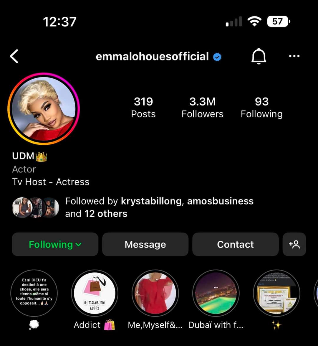 À la suite d'Ariel Sheney, c'est au tour de l'influenceuse Emma Lohoues de revenir sur Instagram après plus de deux semaines d'absence.