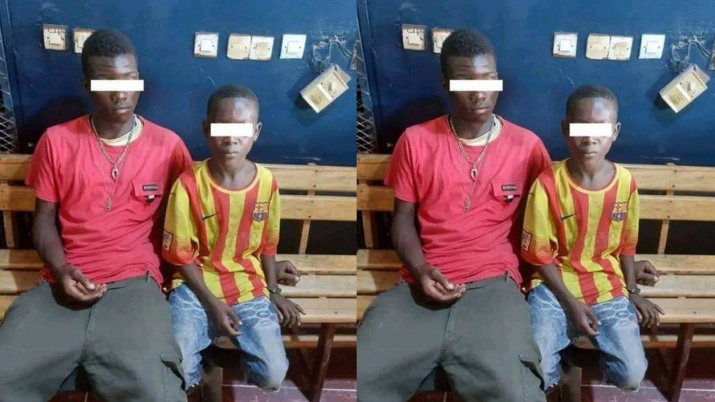 À 13 ans, M. Bamba chef de gang au quartier chôcôyô dans la ville de Soubré a été interpellé par la police