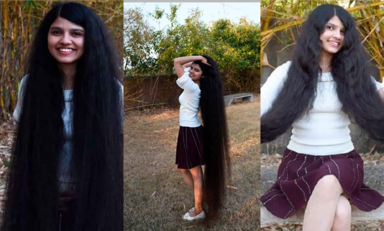 Ne s'étant pas fait couper les cheveux depuis ses 6 ans, Nilanshi Patel détient le record du monde de la plus longue chevelure...