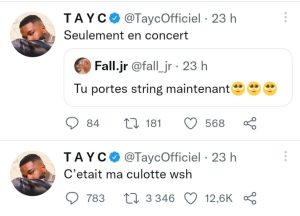 Tayc Twitter officiel