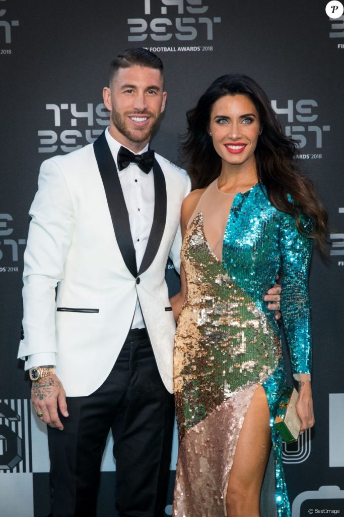 Sergio Ramos et son épouse Pilar Rubio