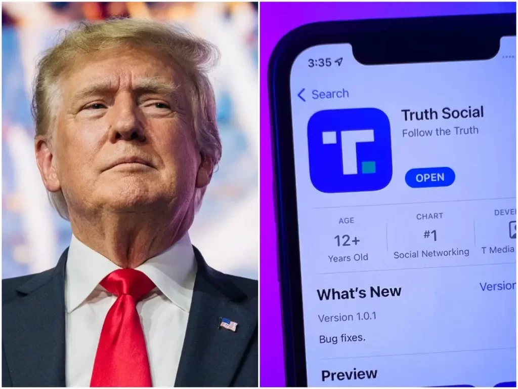 Le réseau social de Donald Trump intégré maintenant sur Play Store
