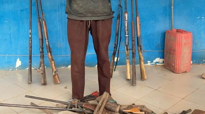 La police nationale et celle du District autonome de Yamoussoukro, a découvert le week-end dernier dans un village de Tiébissou, plusieurs armes à feu.