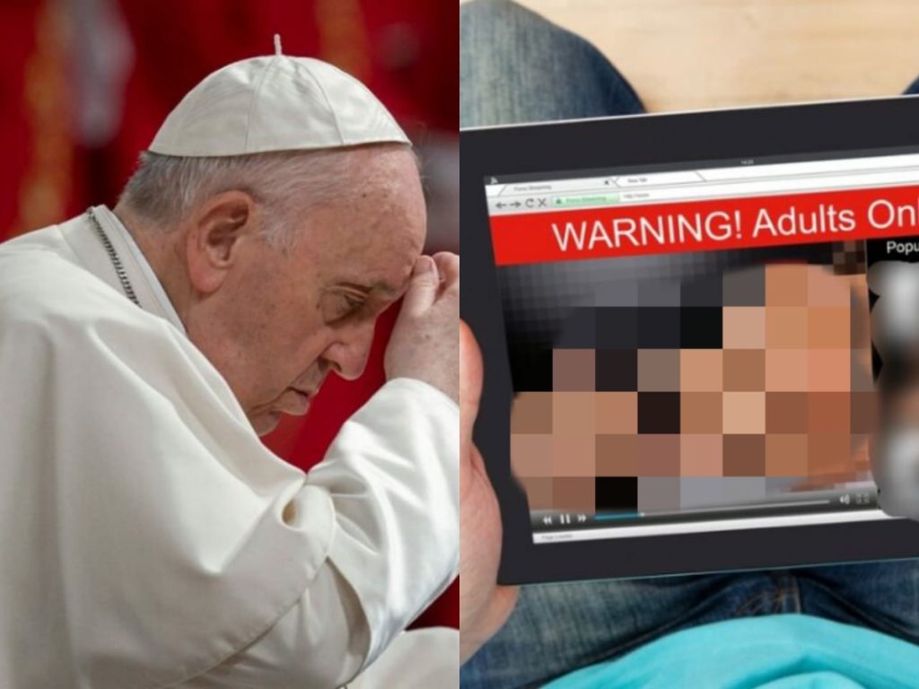 Le pape François a admis la présence de la pornographie au sein des religieux et a fait une mise en garde.