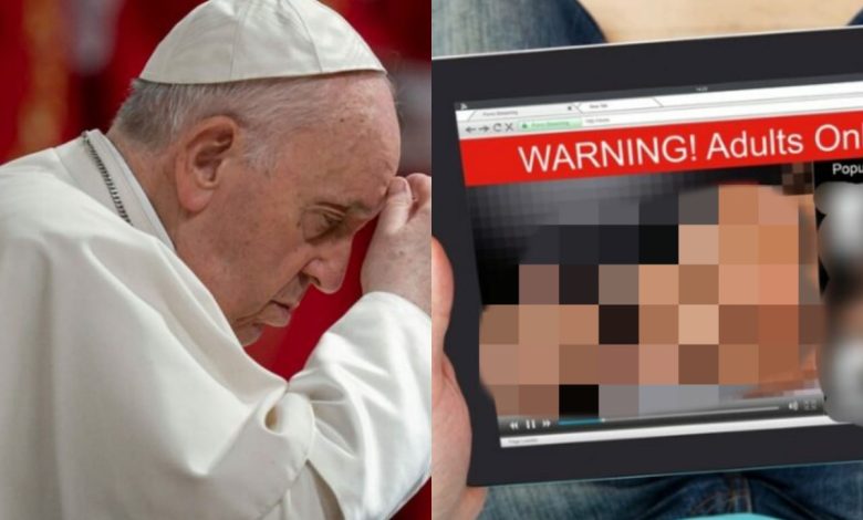 Le pape François a admis la présence de la pornographie au sein des religieux et a fait une mise en garde.