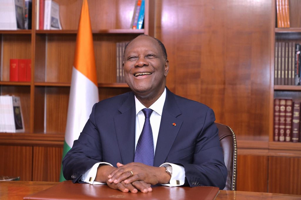 Alassane Ouattara, président de la République de Côte d'Ivoire 