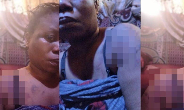 Une dame nigériane solde la caution de son mari, qui a été arrêté après l'avoir battu à plusieurs reprises. Elle ne supporte pas de le voir enfermé.