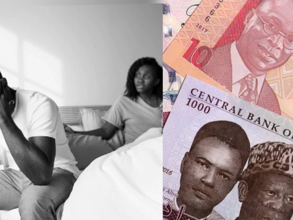 Dans une causerie avec sa femme, elle lui révèle qu'elle pourra le tromper si on lui proposait la somme de 10 millions de nairas.
