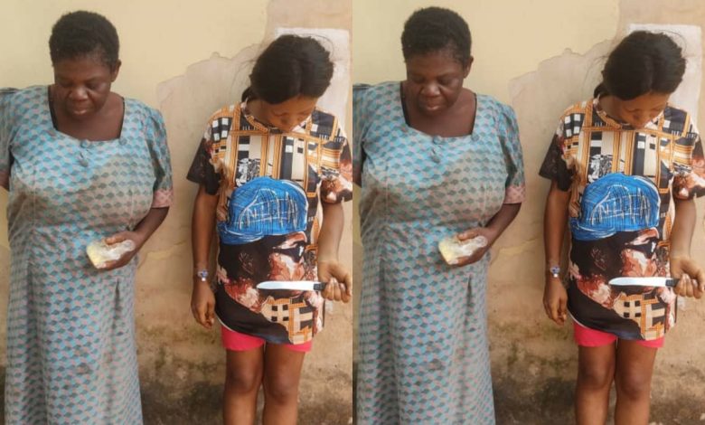 Ada Joy, une jeune mère de 18 ans arrêtée dans l'Etat d'Enugu au Nigéria pour avoir poignardé son nouveau-né sous instruction de sa mère.