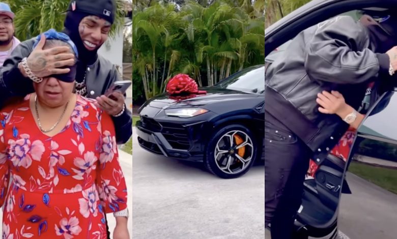 Pour la fête de Noël 2022, le célèbre rappeur américain 6ix9ine a offert une superbe Lamborghini à sa mère. Un geste qui fait grand bruit.