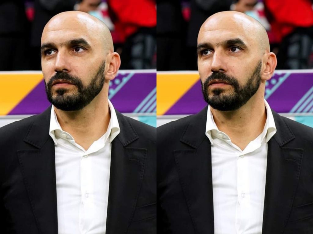 Walide Regragui, sélectionneur marocain